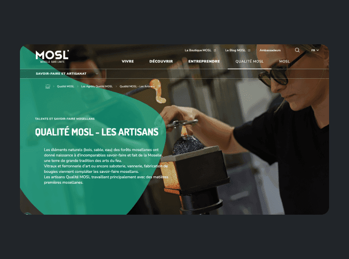 Site MOSL desktop