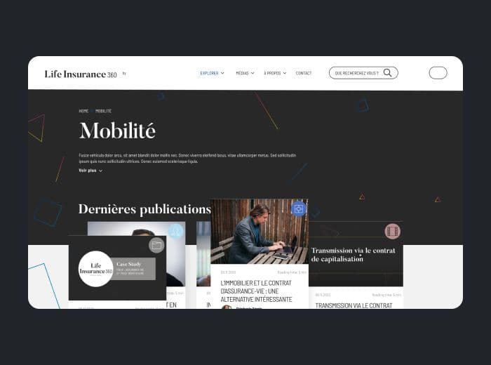 mockup web