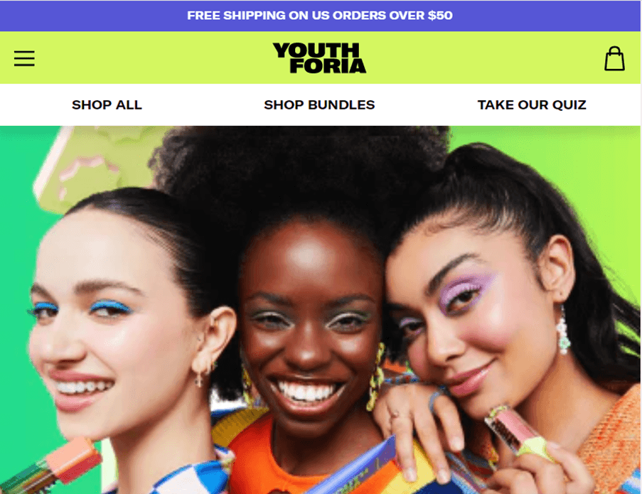 Youth foria website